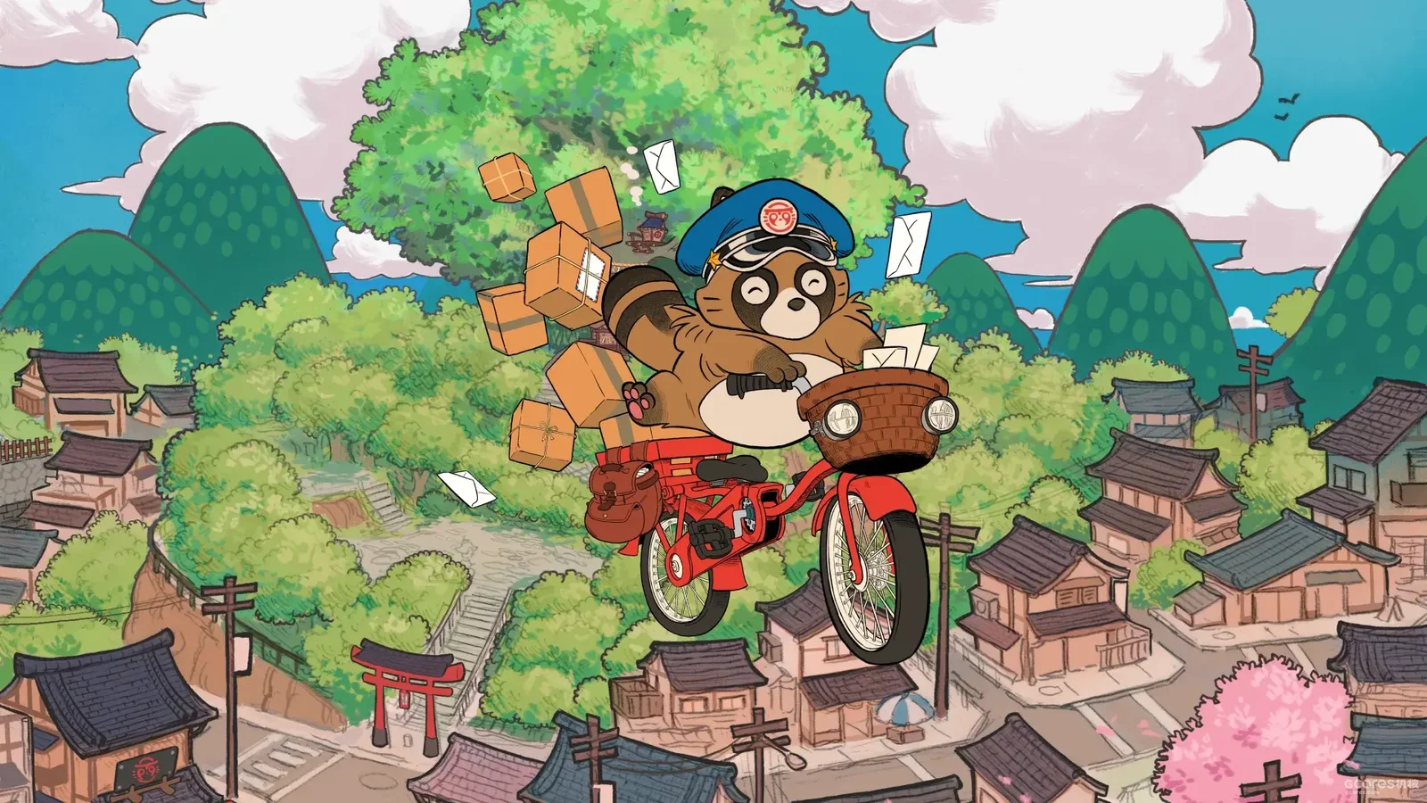骑上小轮车去送信！《狸狸：胖哒的夏日》定档11月10日
