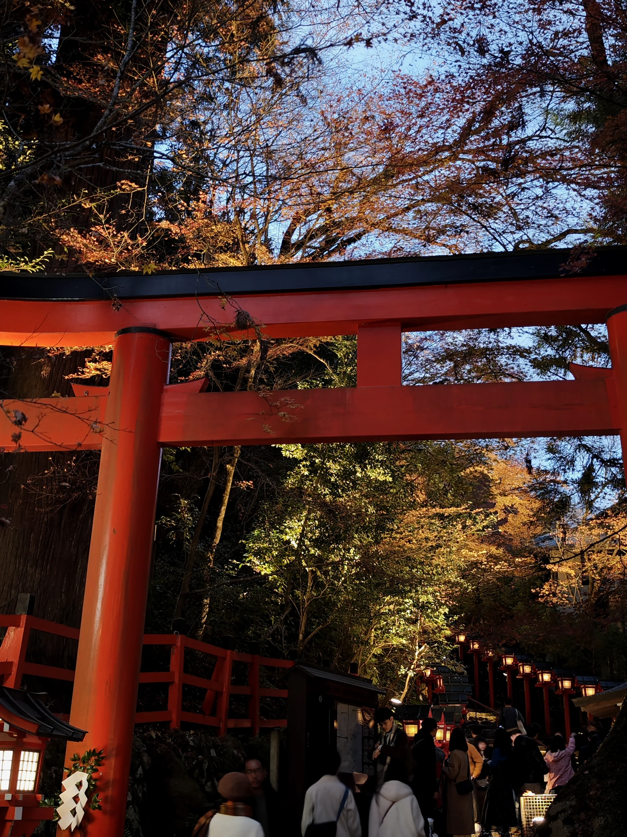 贵船神社的大鸟居