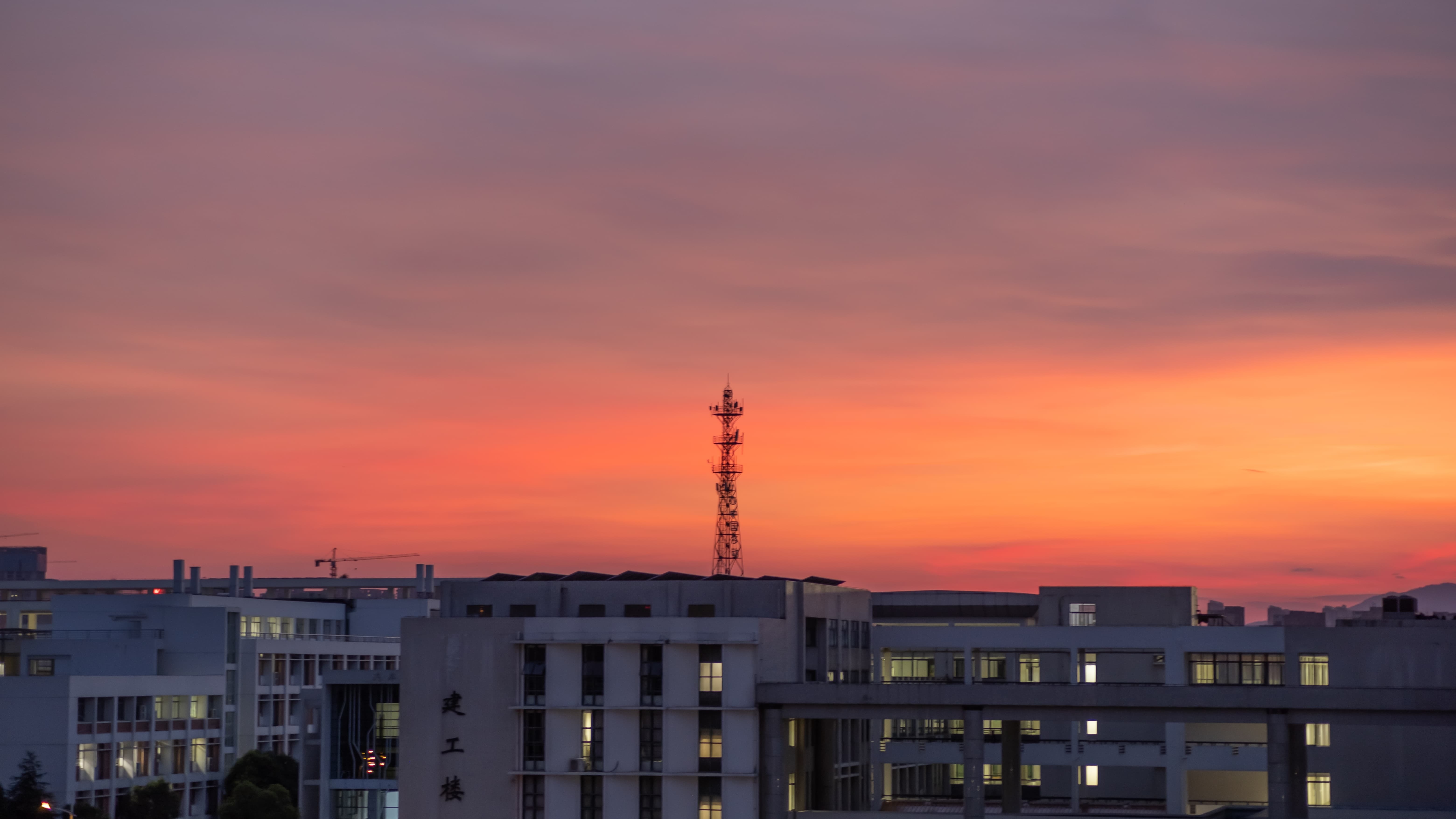 盛夏的夕阳