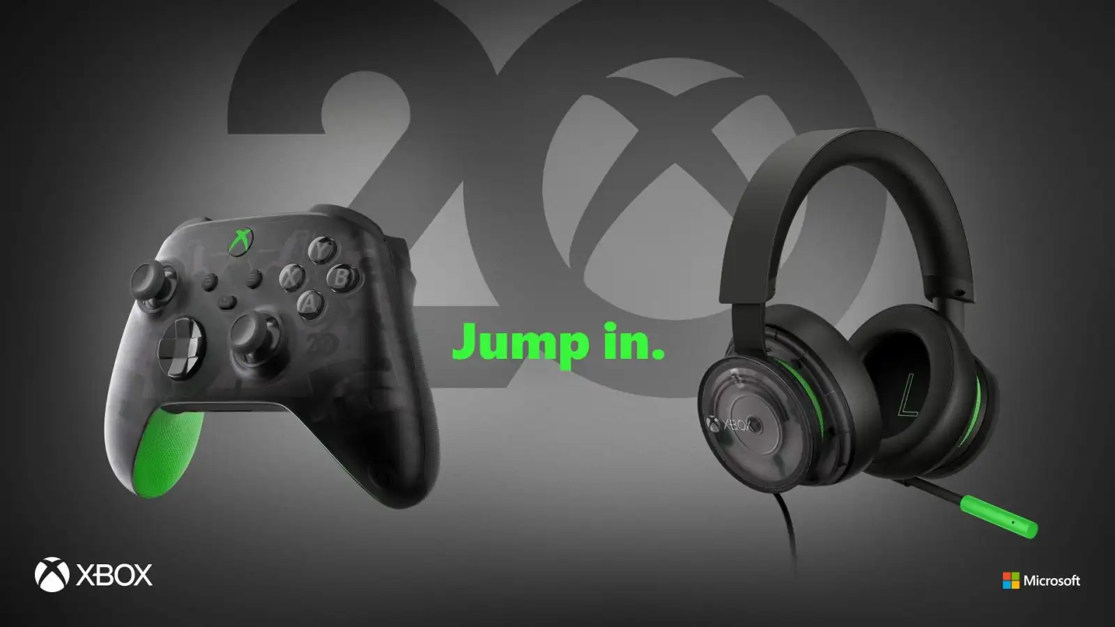 【国行版同步发售】微软公布“Xbox 20周年”特别版手柄与耳机