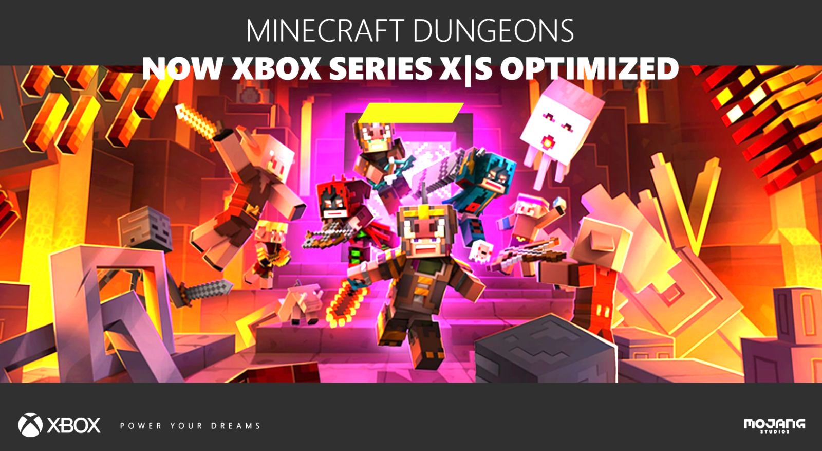 《我的世界：地下城》全新DLC“幽冥之火”发布，新增Xbox Series X|S优化