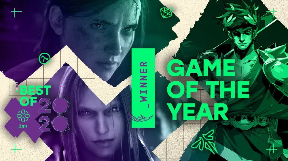 IGN公布年度游戏名单：《黑帝斯》被评为年度游戏，《最后生还者：第二章》获玩家选择奖