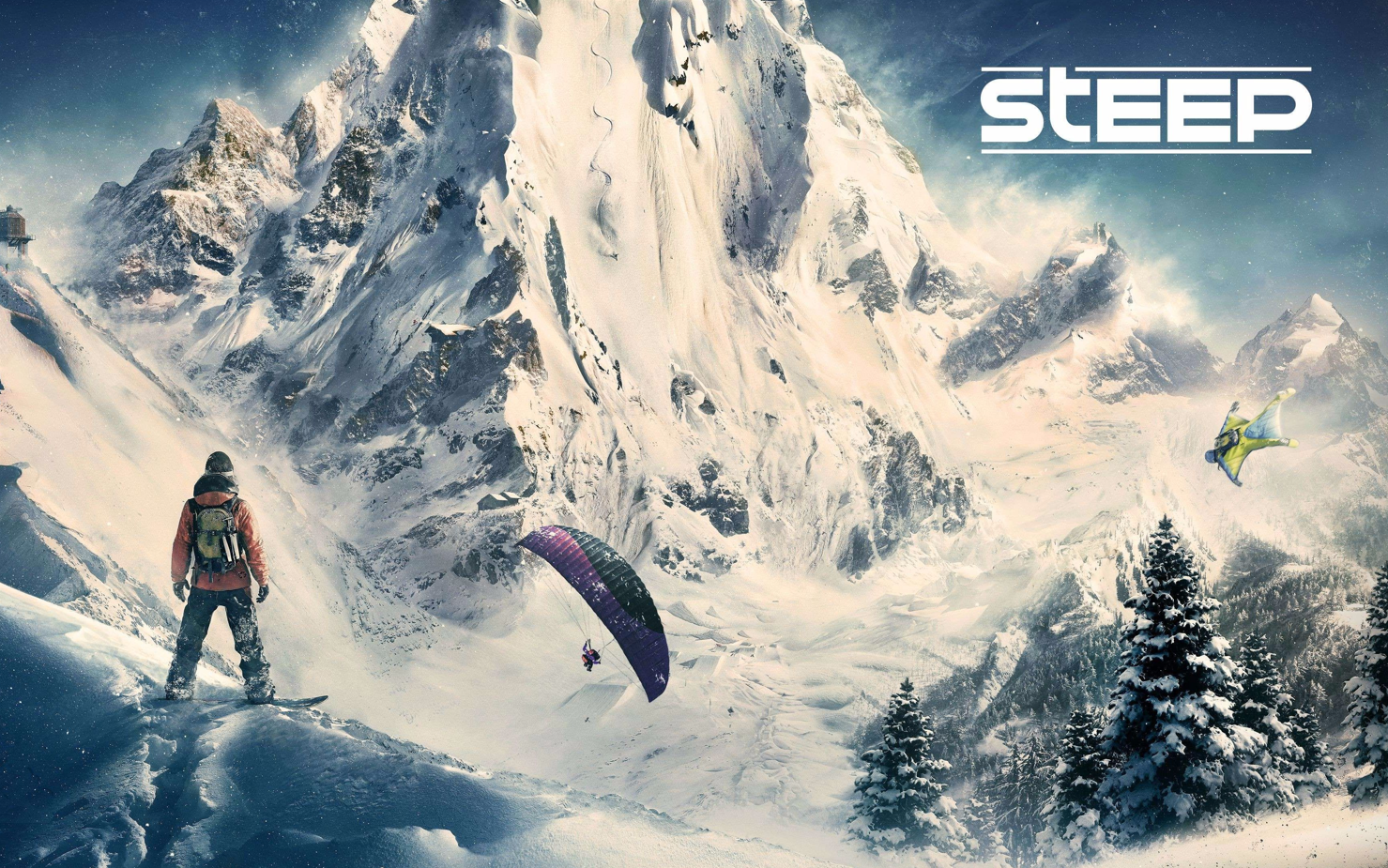 《Steep（極限巔峰）》是育碧在2016年發售的極限運動遊戲，包含單板、雙板滑雪、翼裝飛行、滑翔等多種極限運動