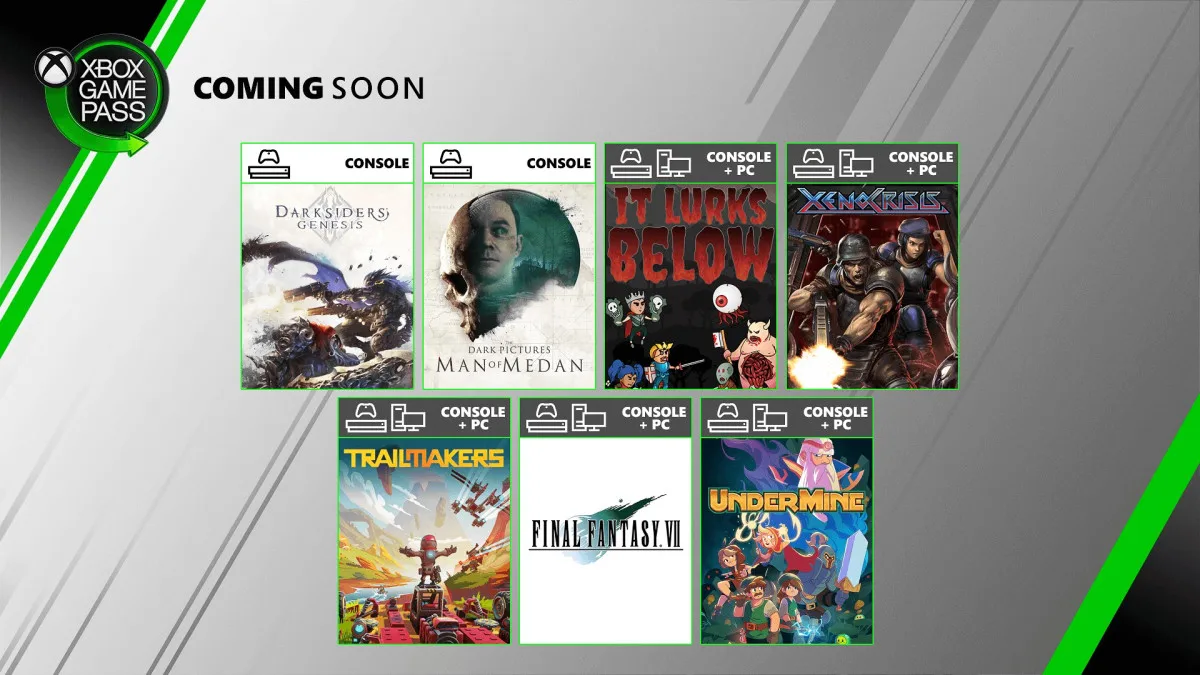XGP 八月游戏阵容更新，《暗黑血统：创世纪》、《最终幻想7 HD》共八款游戏登陆