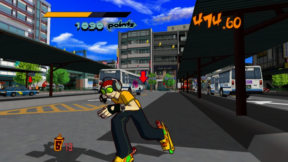 《Jet Set Radio》由Smilebit开发、世嘉发行的Dreamcast游戏