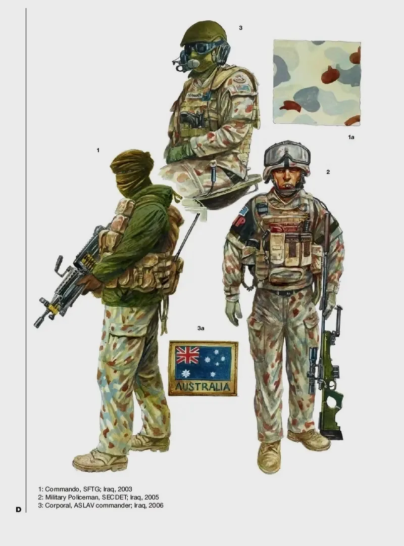 鱼鹰社插画：伊拉克战争中的澳大利亚军队，现代的澳大利亚军队充满了恐怖传说