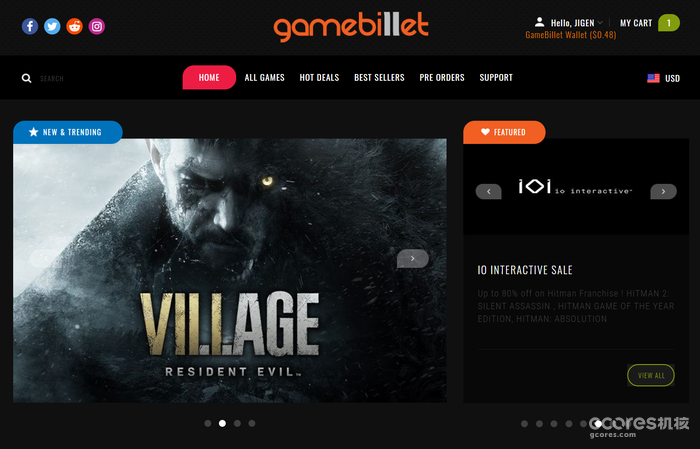 Steam后国区时代,如何买到便宜靠谱的新游戏:以《生化危机8》为例 太长不看版:
正文:
一、杉果游戏
二、GreenManGaming
三、Humble Bundle
四、Gamebillet
五、Fanatical
六、DLGAMER
结语