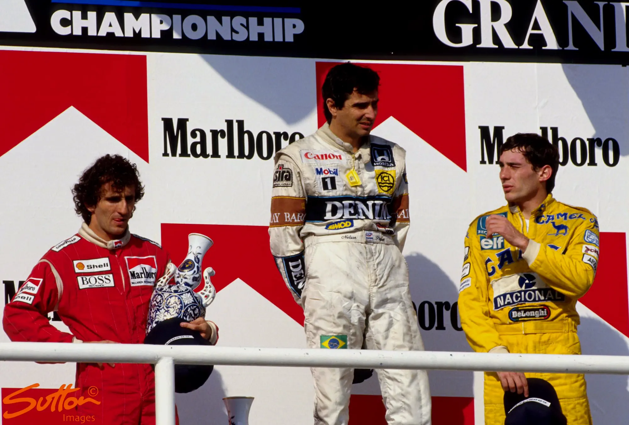皮奎特依靠1987年的出色发挥，荣膺F1三冠王。