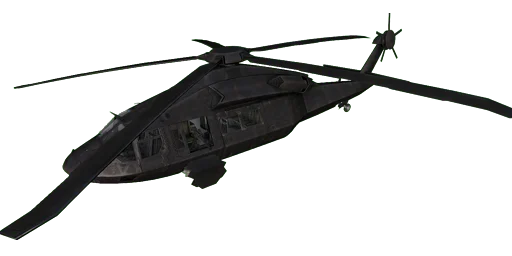 黑色涂装的UH-80