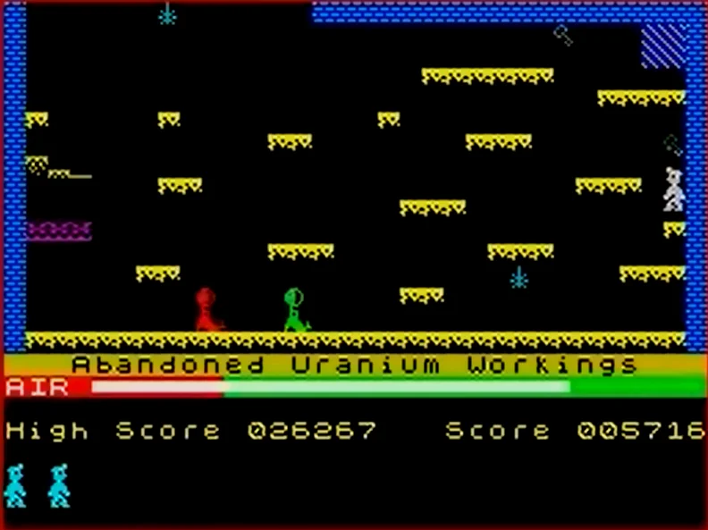 《Manic Miner》是一款为ZX Spectrum平台（8位个人电脑）做的游戏，由Bug-Byte在1983年发行