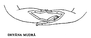 代表禅定冥想，也是很常见的手印，分为三个类型，具体细节会在下篇讲。