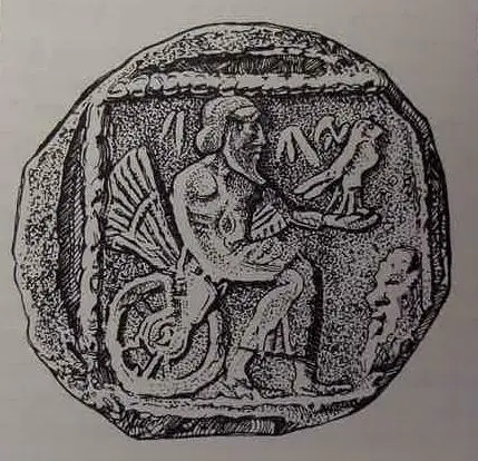 犹大王国硬币上的雅威