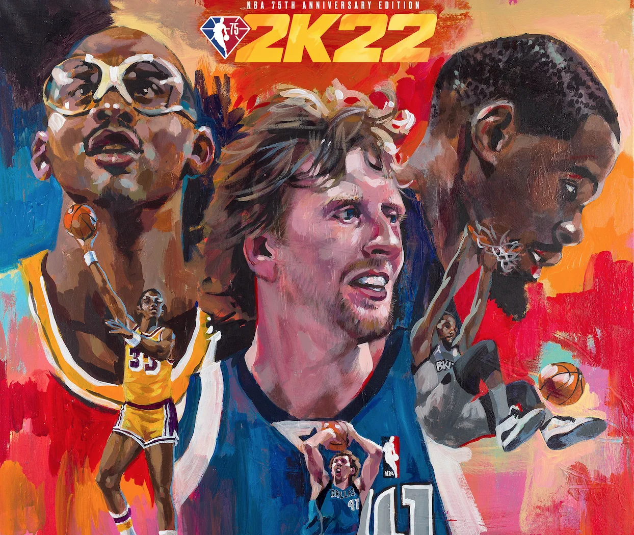 这回有四个！《NBA 2K22》发售信息公开，东契奇与三位长人巨星登上封面