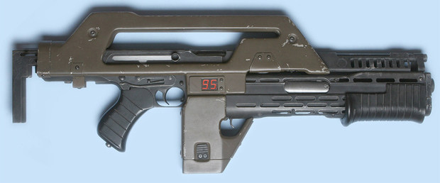 我的纸中世界：M41a电磁脉冲步枪