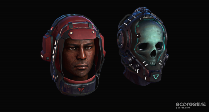 Steve0的“幽灵水手帽”（Deathnaut）和“收割者兜帽”（Reaper Hood）头盔。