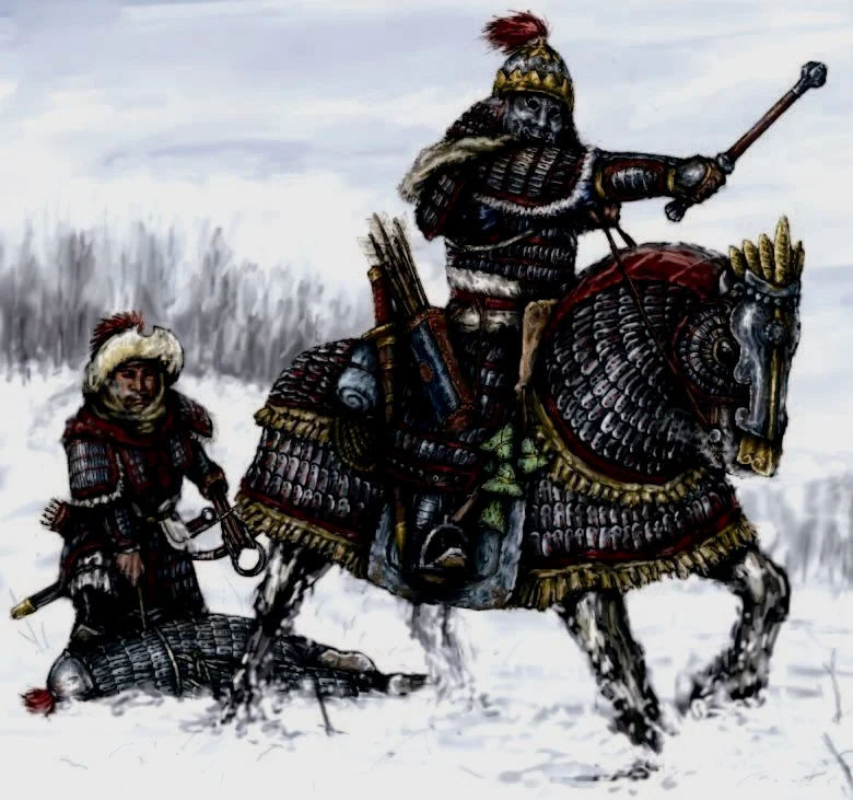 南宋早期的甲胄骑兵，仍然采用了“大全装”马铠