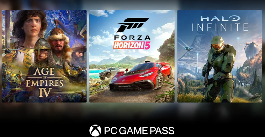 微软送好礼：玩过《光环：无限》、《极限竞速：地平线5》、《帝国时代IV》就送3个月PC Game Pass
