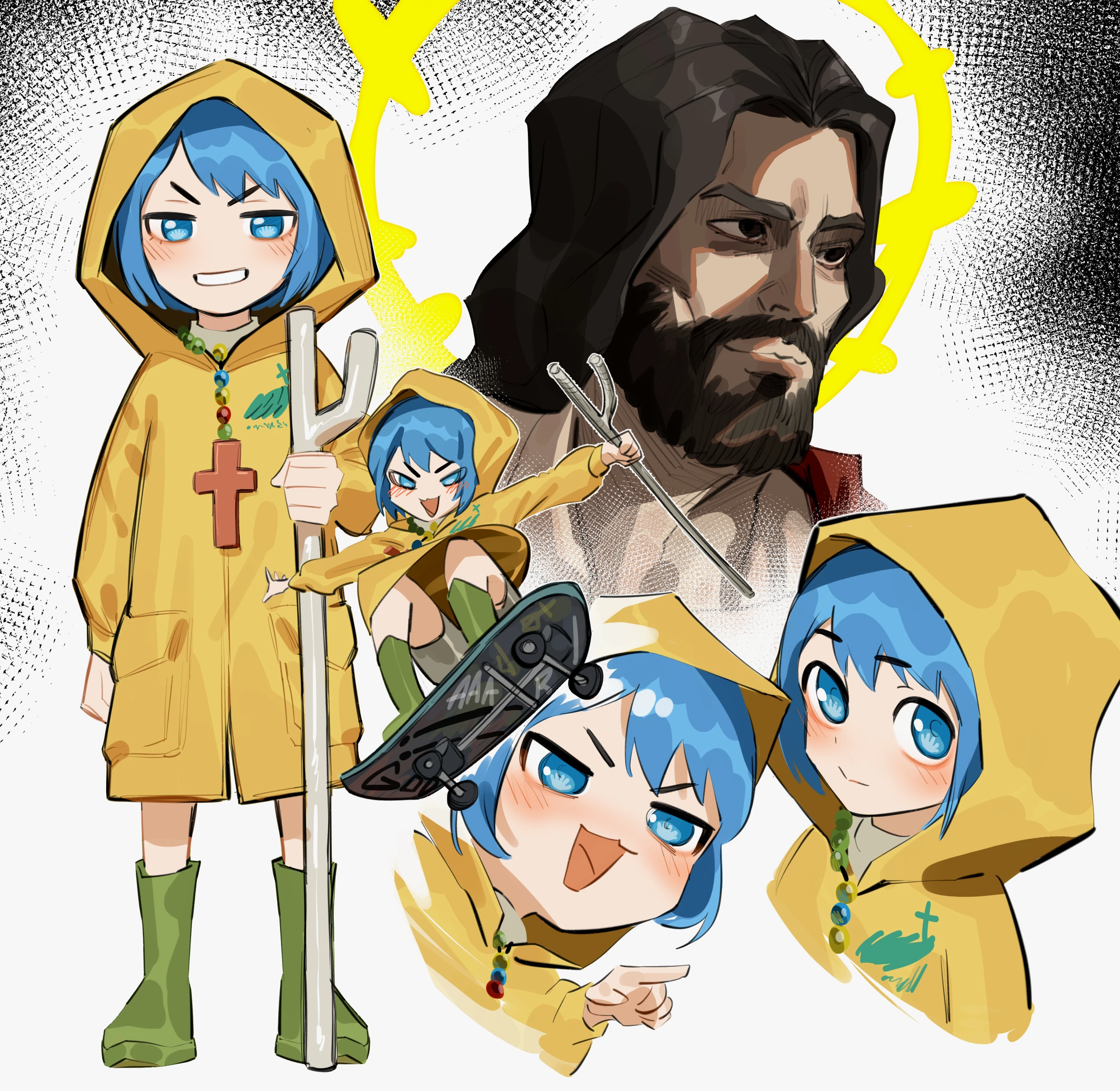 由梵蒂冈推出的吉祥物Luce(意大利语“光”)， Luce是以朝圣者为概念设计的，黄雨衣的灵感源自梵... | 机组| 机核GCORES