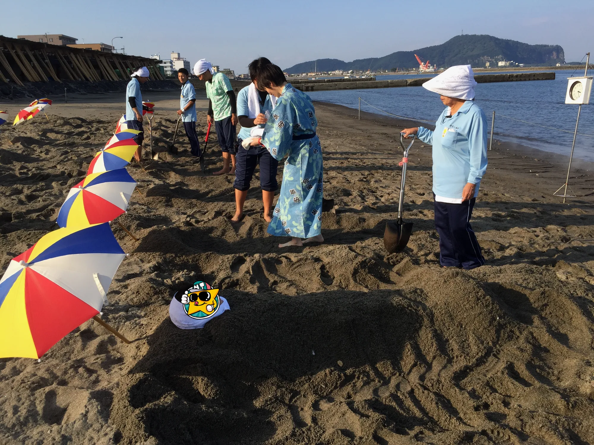 面朝大海，体验被埋