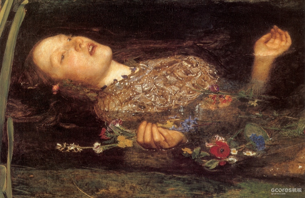 头戴花冠漂在河面上的美丽女尸,成为最著名的死亡崇拜.