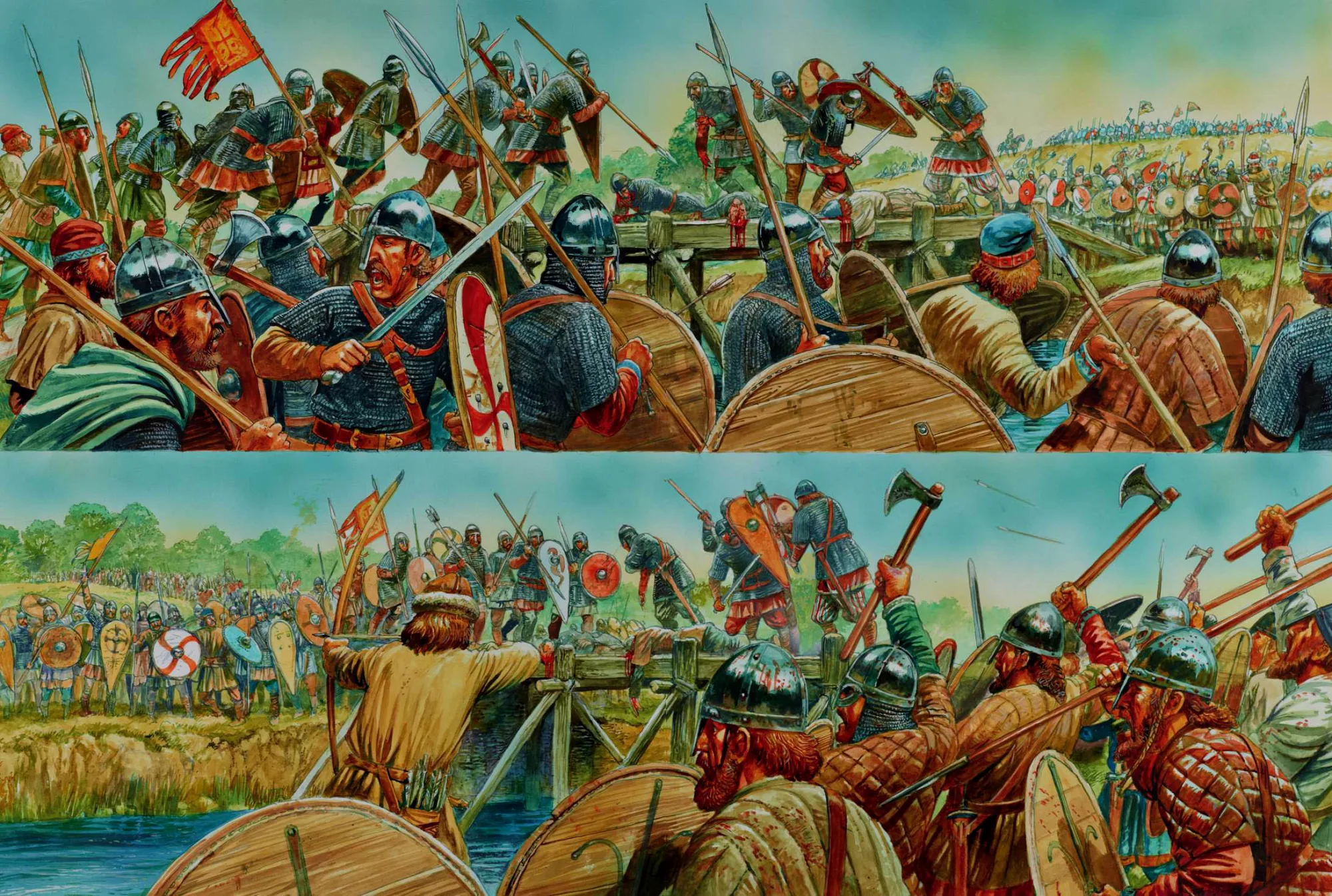 表现斯坦福桥之战的绘画