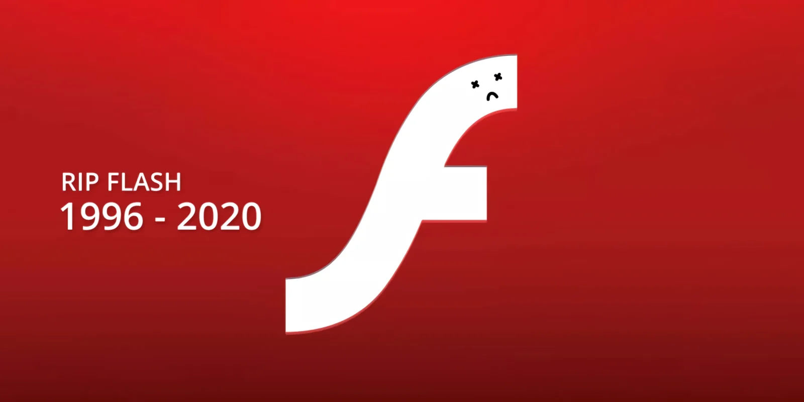 1996至2020：Adobe正式终止Flash支持