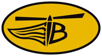 123“南方贝尔”中队队徽，目前队名已改为”沙漠鸟”，B表示“贝尔直升机”的缩写