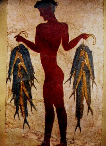 壁画《克里特岛的渔夫》