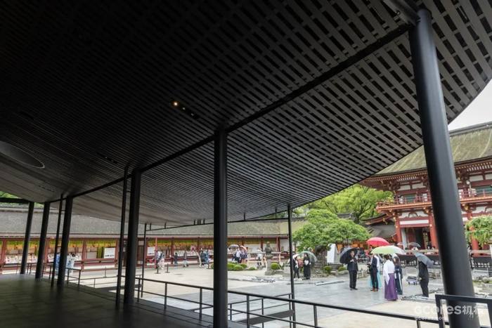 临时殿堂屋顶设计2 图片来源:Dazaifu Tenmangu