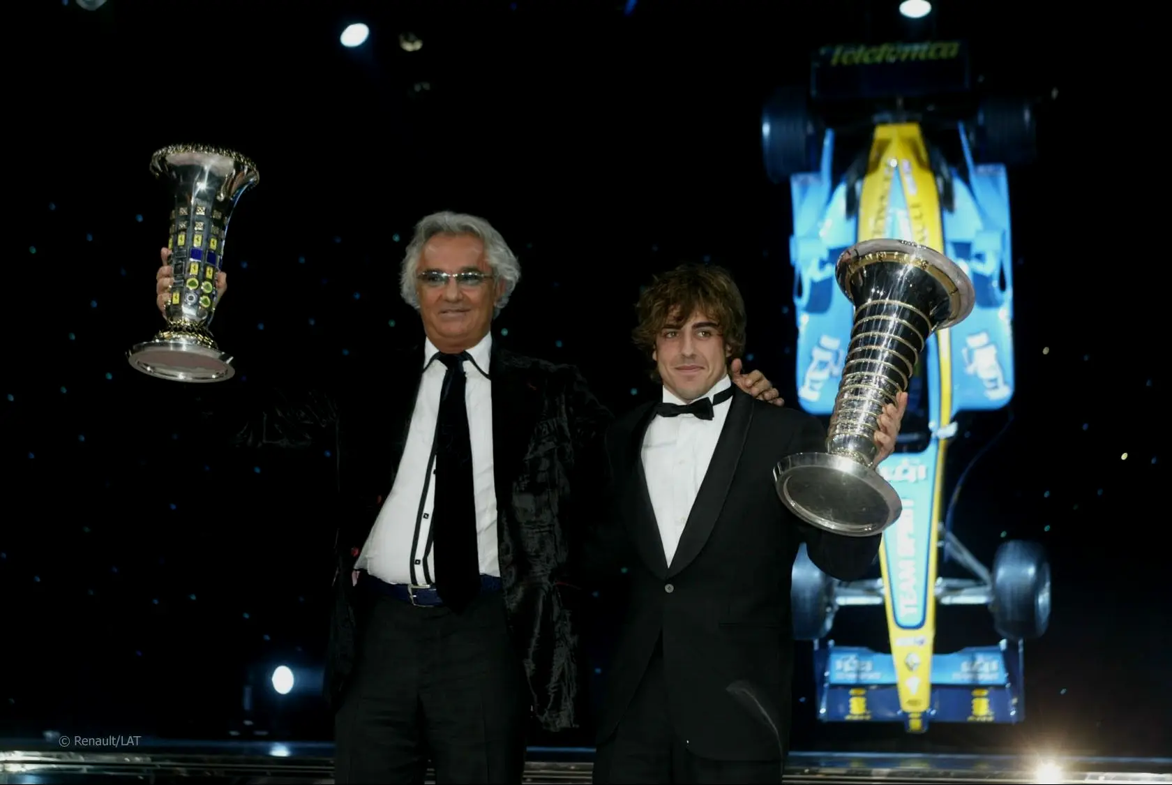 布里亚托利先后辅佐舒马赫（贝纳通）、阿隆索（雷诺）两位车手成为世界冠军。