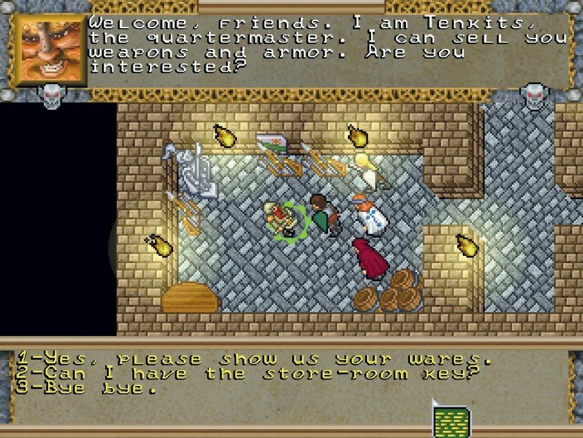 遊戲主要側重戰鬥，但玩家也會遇到幾個謎題和一些健談的生物。   