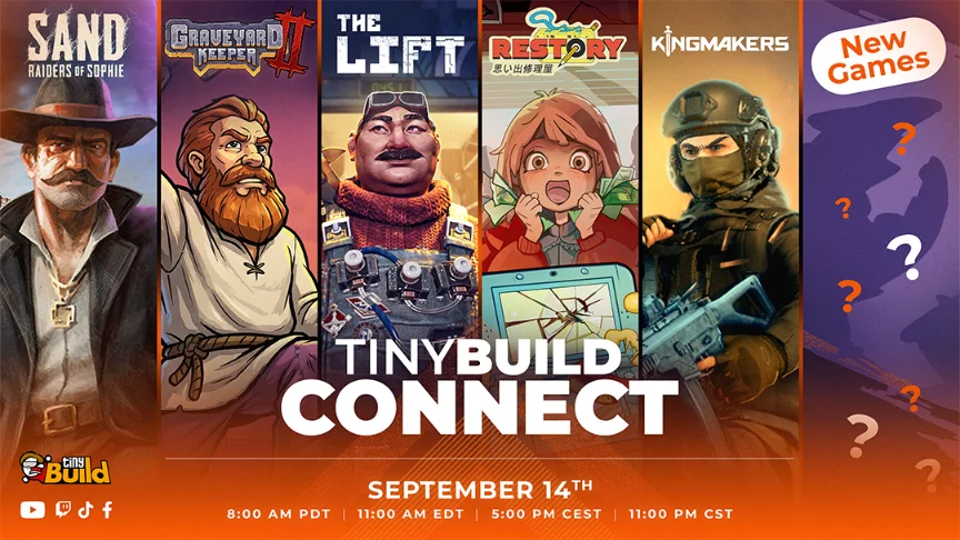 tinyBuild年度发行商发布会「tinyBuild Connect」将于9月14日回归
