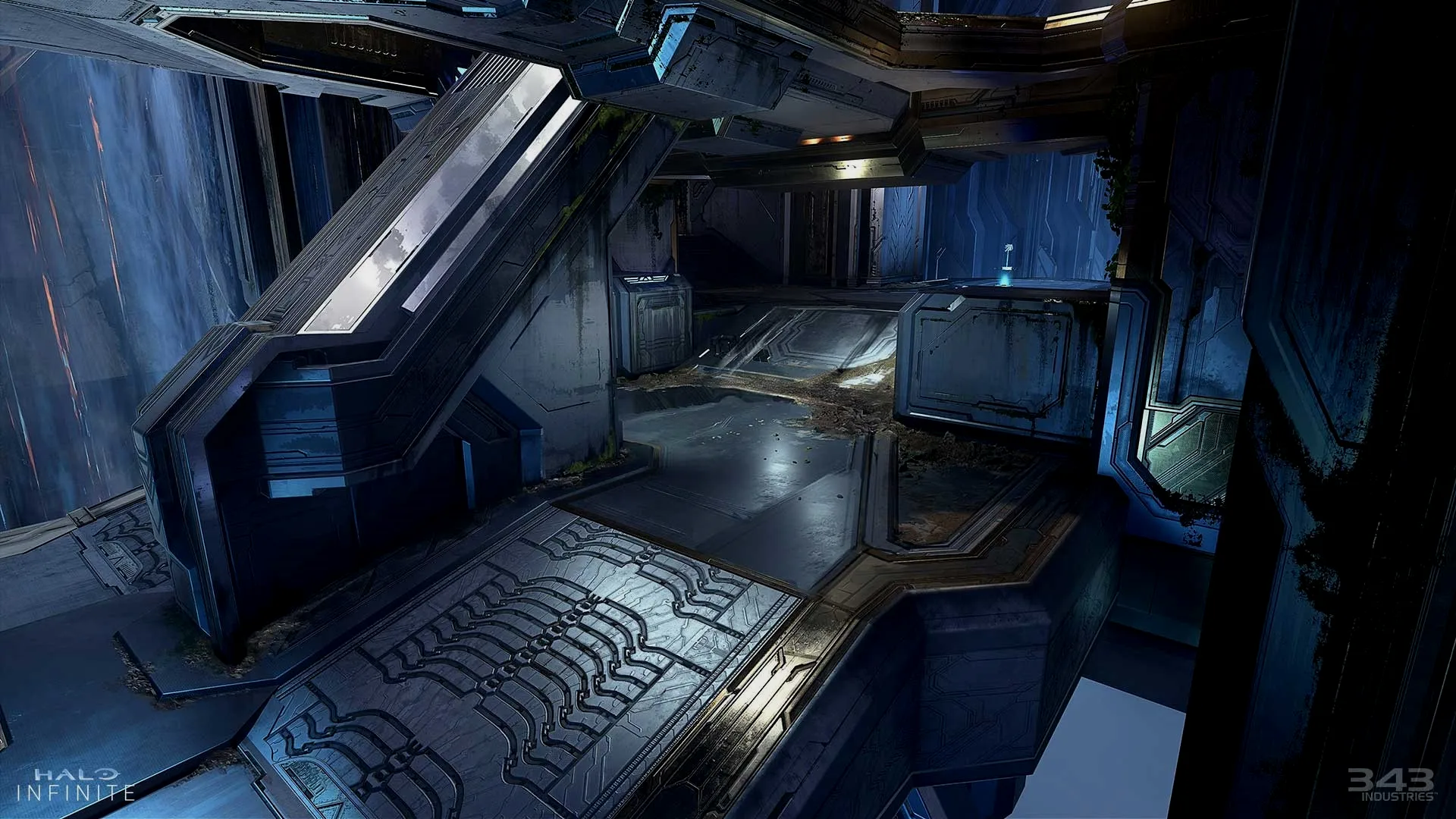 Catalyst 的概念图，在第二赛季中《光环：无限》还将迎来这张新的竞技场地图