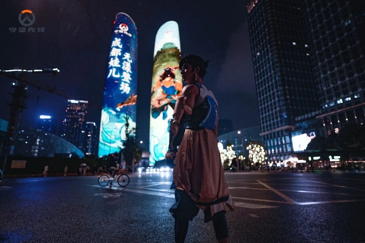 天府风采，世界故事《守望先锋》“无漾成都行”寻根中华文化