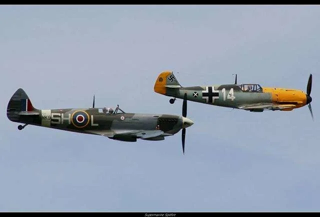 “喷火”MK1和Bf-109E