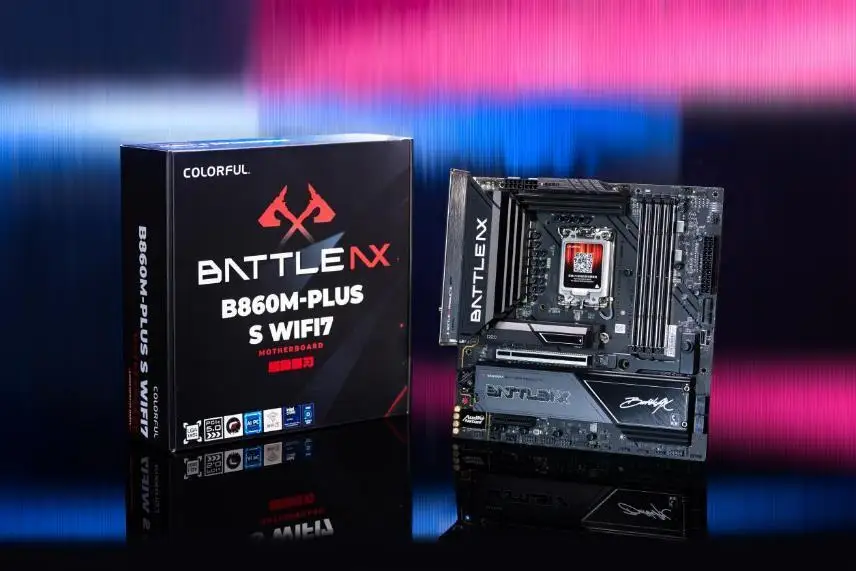 全新酷黑风格，酷睿Ultra 200S PLUS的高性价比搭档！七彩虹BATTLE-AX B860M-PLUS S WIFI7 V20 超级黑刃主板测评