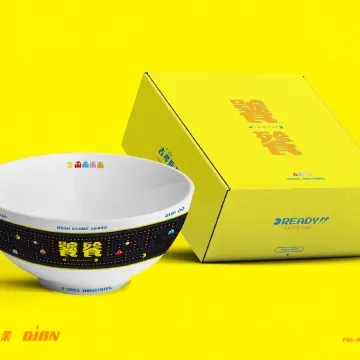 点赞+分享，即有机会获得「吉考斯工业 × 吃豆人 × 饕餮」限量陶瓷碗勺礼盒套装一个