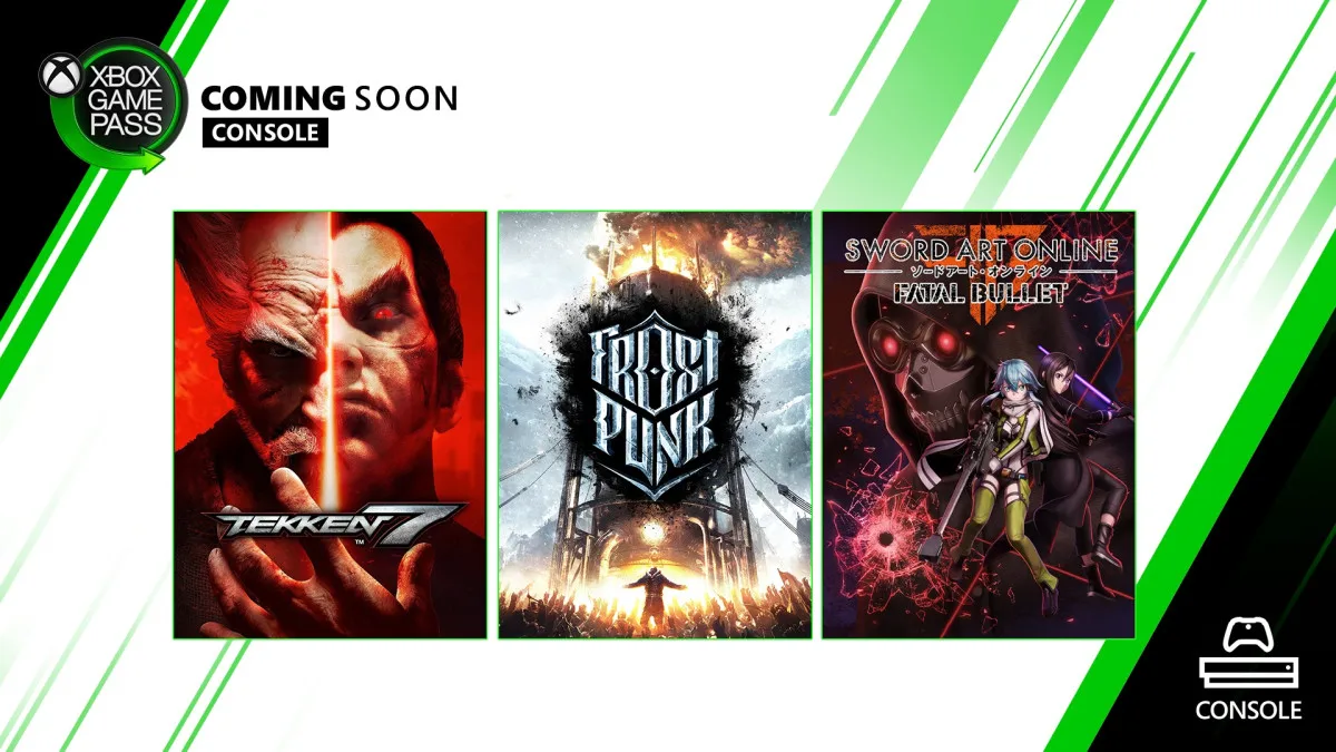 XGP一月游戏内容更新，《铁拳7》、《冰汽时代：主机版》共四款游戏登陆