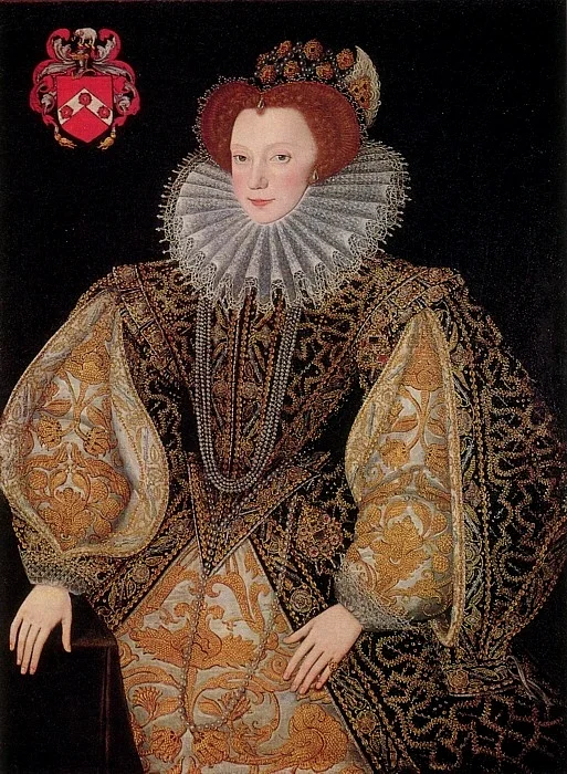 Lettice Knollys as Countess of Leicester by by George Gower, c 1585