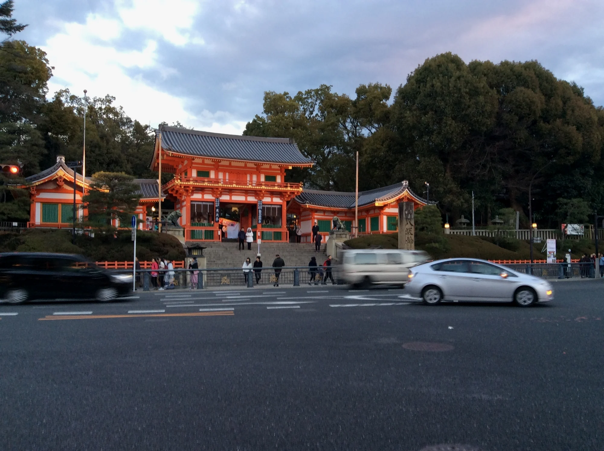 八坂神社外景，2017年拍摄
