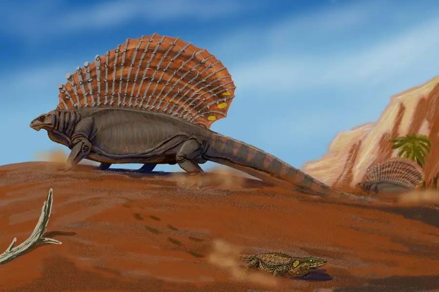 基龙属（学名：Edaphosaurus）又名棘龙，是种原始的草食性合弓动物，属于盘龙目基龙科，生存于石炭纪末期到二叠纪早期，约3亿到2亿8000万年前。基龙的第一个化石是在19世纪晚期发现于北美洲，1882年由爱德华·德林克·科普叙述、命名。属名意为“地面蜥蜴”。