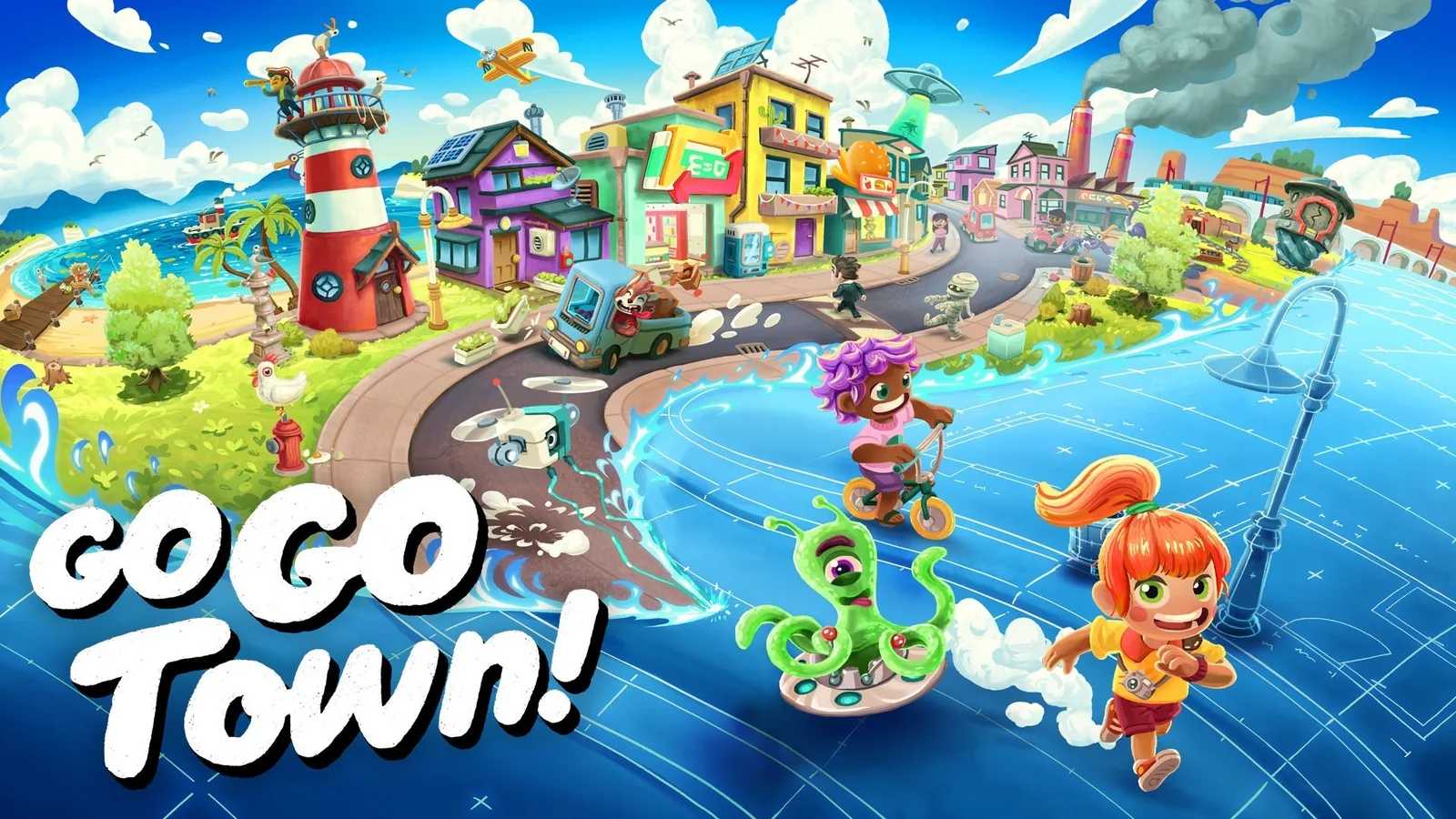 《Go-Go Town!》今日正式开启 Steam 1.0 版本与 Nintendo Switch 版上市庆典！