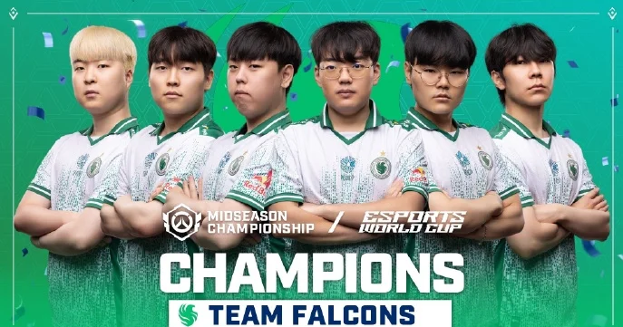 Team Falcons夺得2025《守望先锋》季中冠军赛冠军