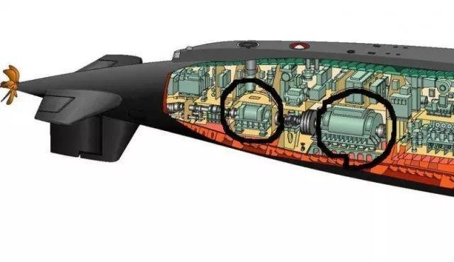 减震浮筏一般多见于潜艇的降噪设计。通过将发动机等噪音较大设备安装在一个筏型基座上，并以柔性连接形式与壳体连接。