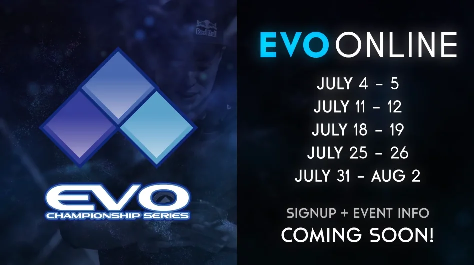 EVO 2020 改为线上赛事，7月4日起持续5个周末