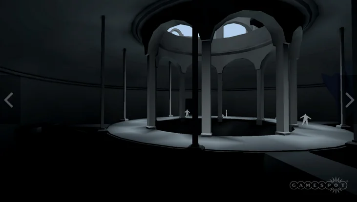 要塞内室的3D设定。