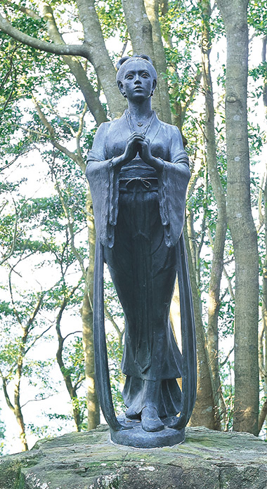 龍洞山附近的楊貴妃雕像
