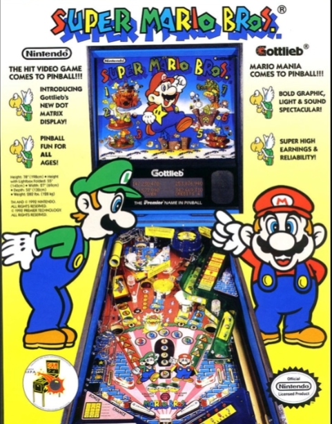 《超級馬里奧兄弟彈珠檯》（1992 Super Mario Bros.Pinball）