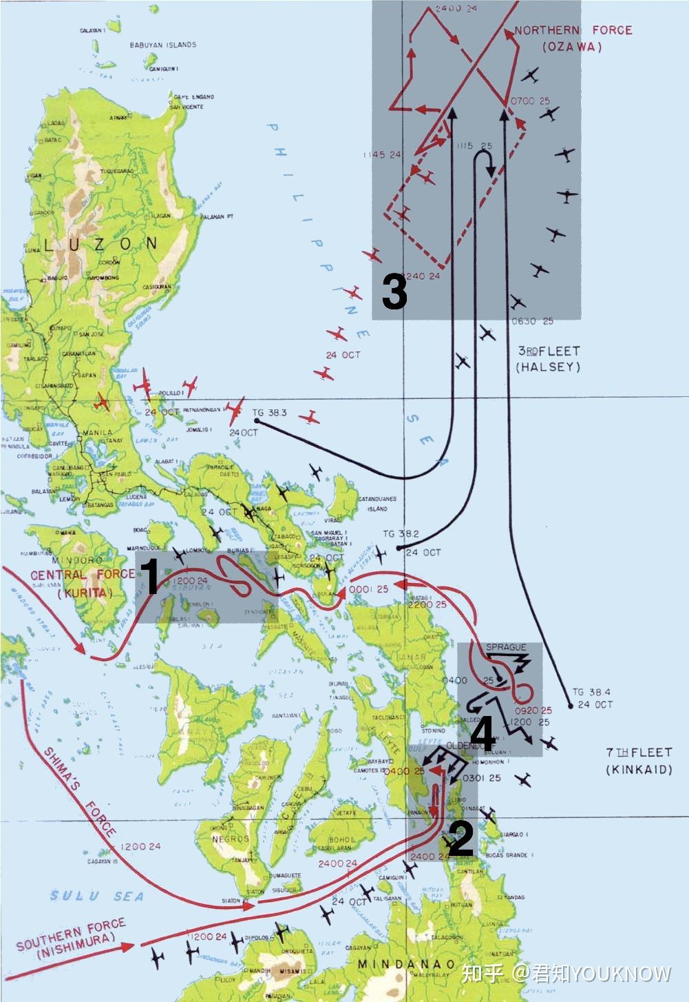 萊特灣海戰發生在菲律賓萊特島附近，是目前有史以來規模最大的海戰，由錫布延海戰、蘇里高海戰、恩加尼奧角海戰以及薩馬島海戰四次戰役組成