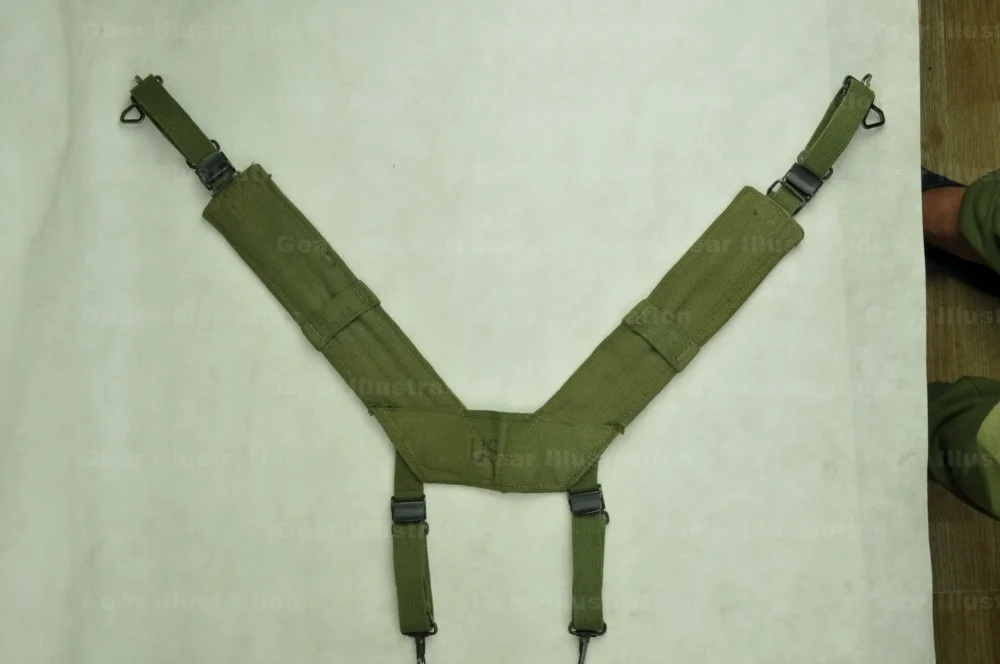M-1956 LCE装具里的H型背带，已收到最短